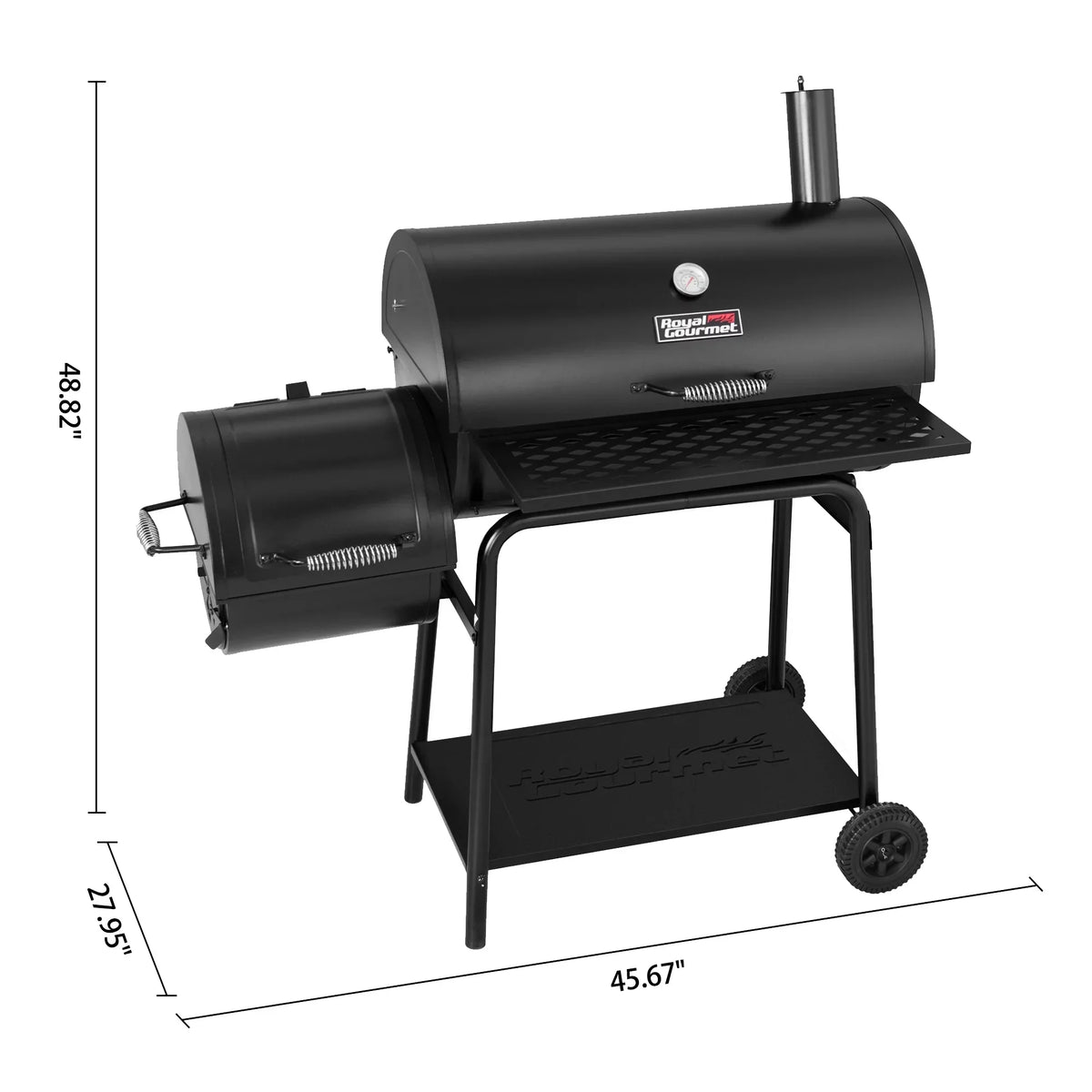 2026 Churrasqueira a Carvão Royal Gourmet CC1830F 30" com Defumador Lateral