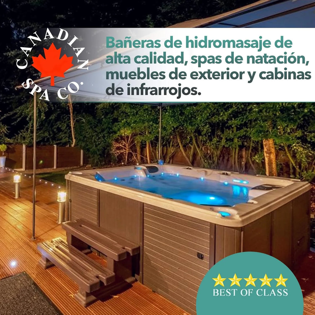 CANADIAN SPA CO. Capa Protetora para Banheira de Hidromassagem, Cor Marrom, 218 x 218 cm, Disponível em Vários Tamanhos e Cores
