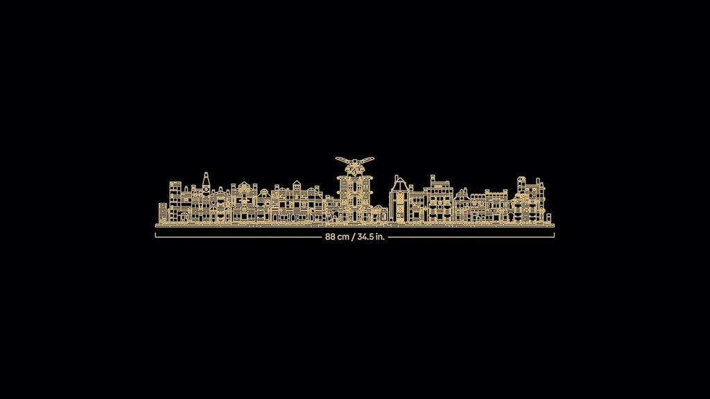 Harry Potter Lojas Mágicas do Beco Diagonal Maquete para Adultos e 12 Micro Figuras de Coleção, Nôitibus Andante, Presente para Mulheres e Homens, Decoração de Quarto, Conjunto de Magia 76444