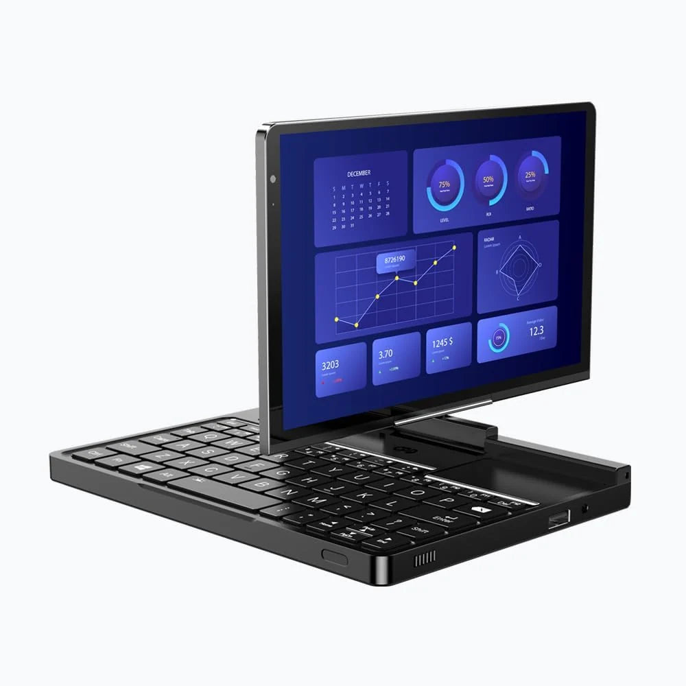 GPD Pocket 4 (8840U) Ultra Mobile PC de alumínio com Windows 11, tela 8.8 Ultra HD giratória em 180°, Ryzen 7 8840U, RAM 16 GB LPDDR5x, SSD NVMe 1 TB, Wi-Fi 6E, Ethernet 2.5G, Bluetooth 5.3