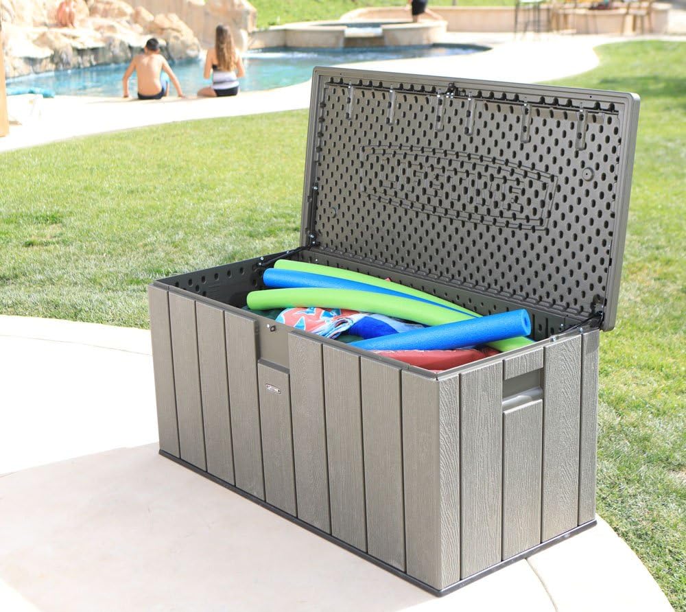 LIFETIME 60215 - Baú de jardim ultrarresistente 150x72x69 cm UV100 marrom