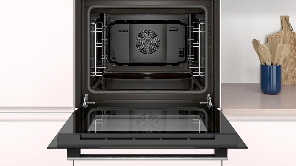 Forno Multifunções Balay, 60 cm de largura, Controlo Comfort, Pré-aquecimento Rápido, 7 funções, Preto/Inox, 3HB2030X0