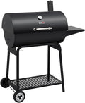 2026 Churrasqueira a carvão Royal Gourmet CC1830 de 30 polegadas com mesa lateral, churrasqueira externa com 627 polegadas quadradas de espaço para cozinhar para jardim, pátio e festas, cor preta
