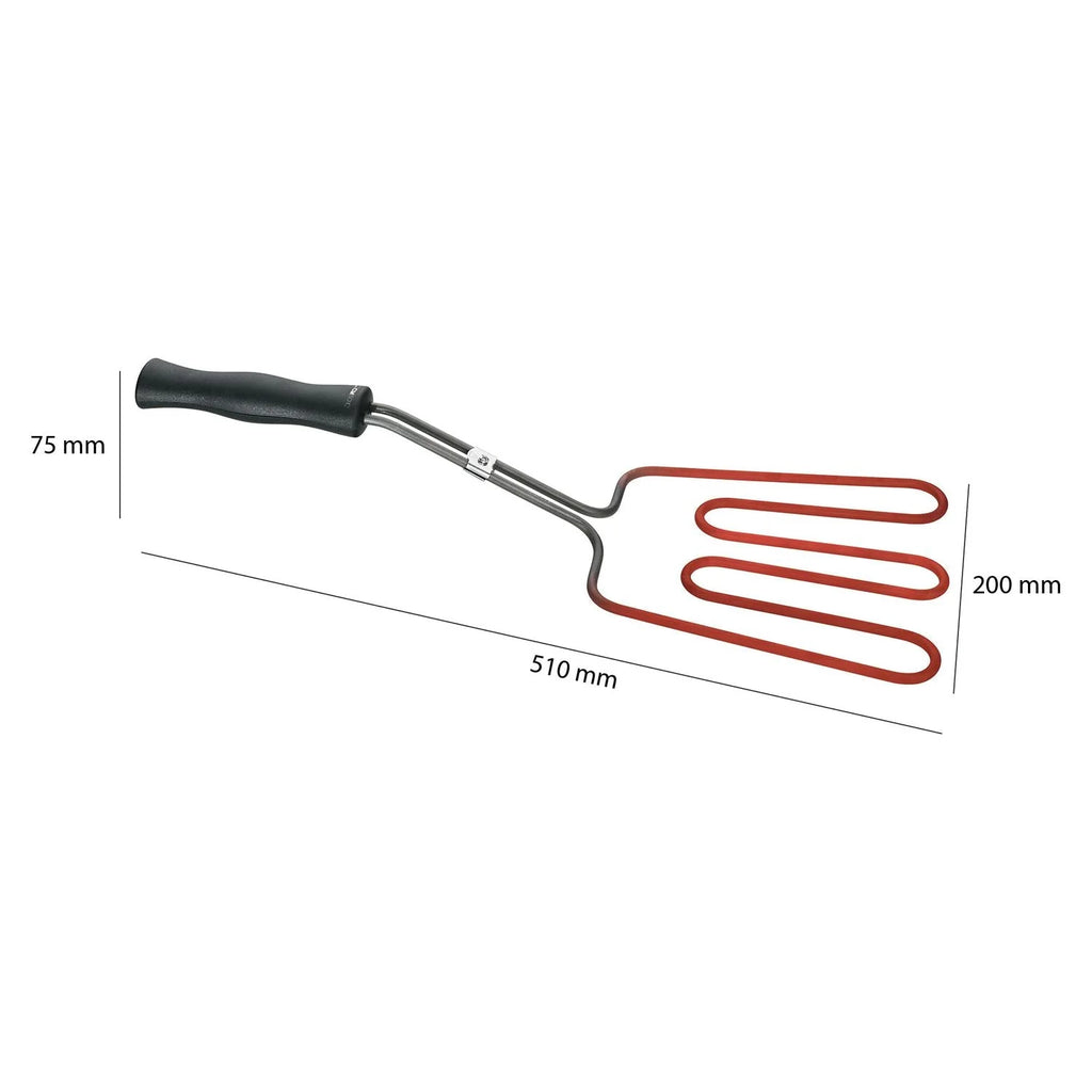 Acendedor Elétrico para Churrasqueira, Mínima Emissão de Fumaça, Prata 800w Clatronic Ega 3404