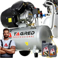 COMPRESSOR DE AR TAGRED 50L V2 SEPARADOR KIT + Óleo ALTA QUALIDADE