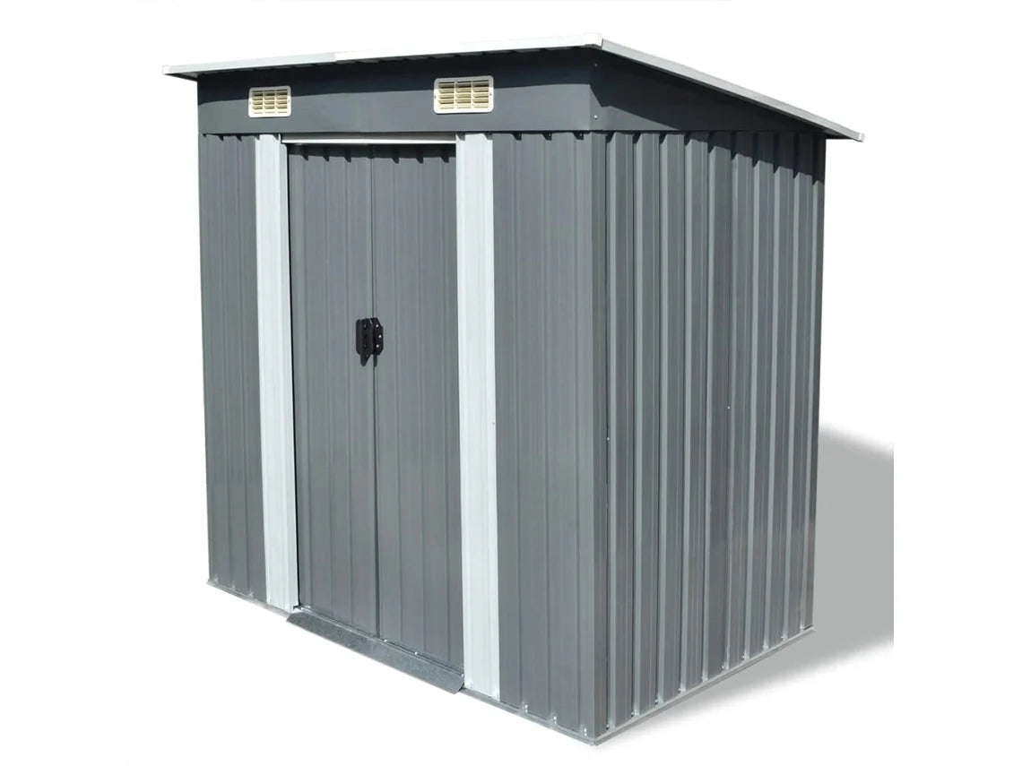 Abrigo de Metal MAISON EXCLUSIVE Cinza (80x159 cm)