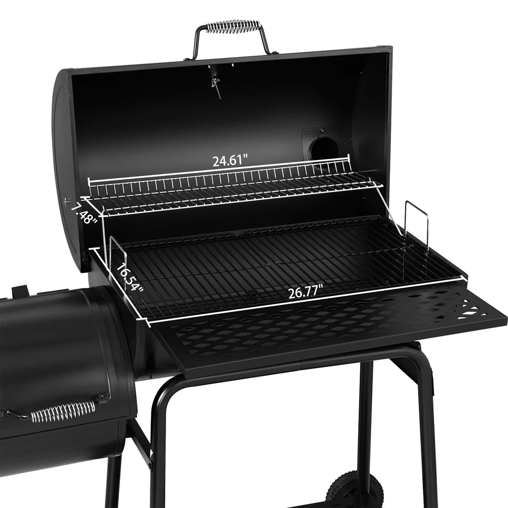Churrasqueira a Carvão Royal Gourmet CC1830F 30" 2026 com Defumador Lateral