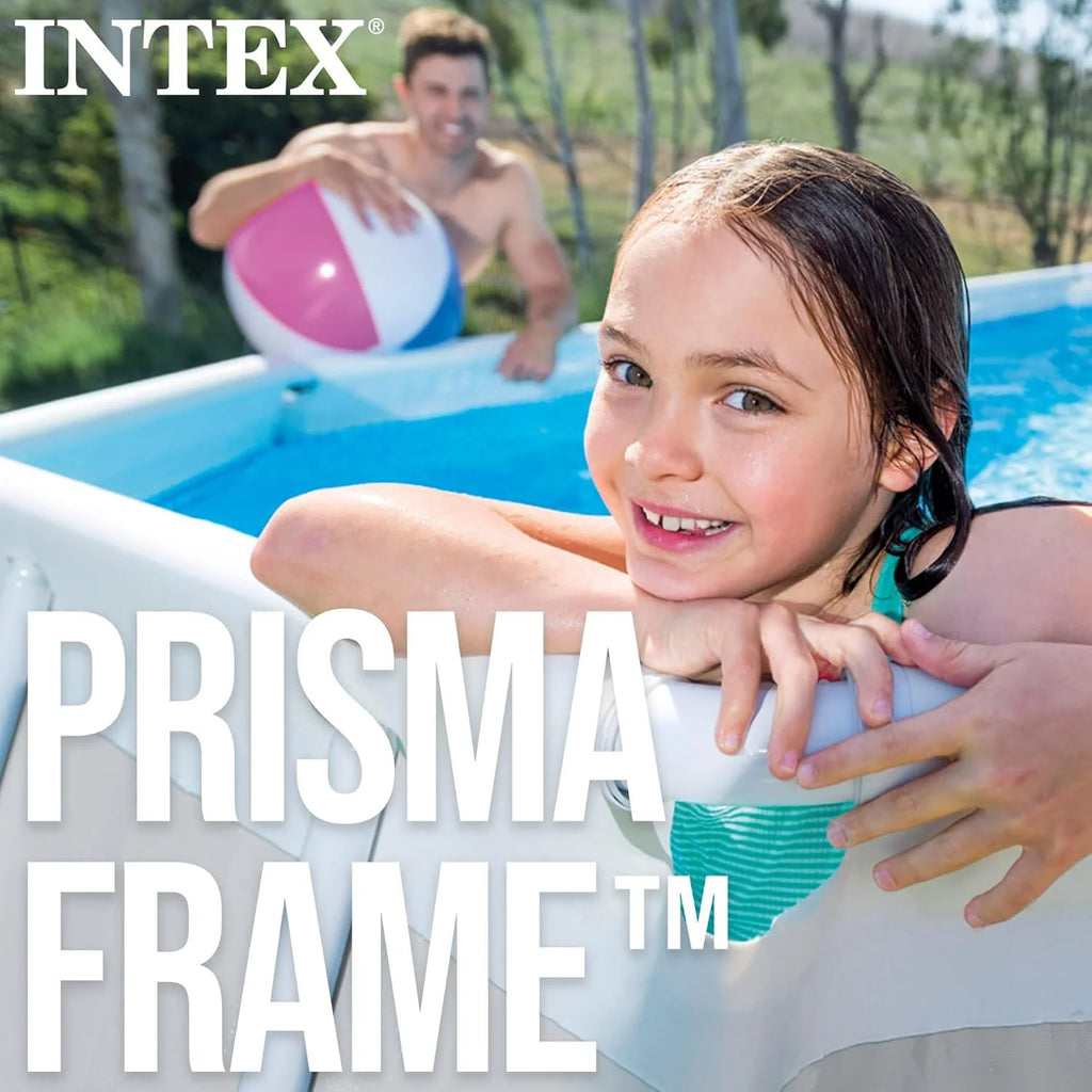 INTEX 55243 - Piscina Retangular Desmontável com Bomba Filtrante Prism Frame