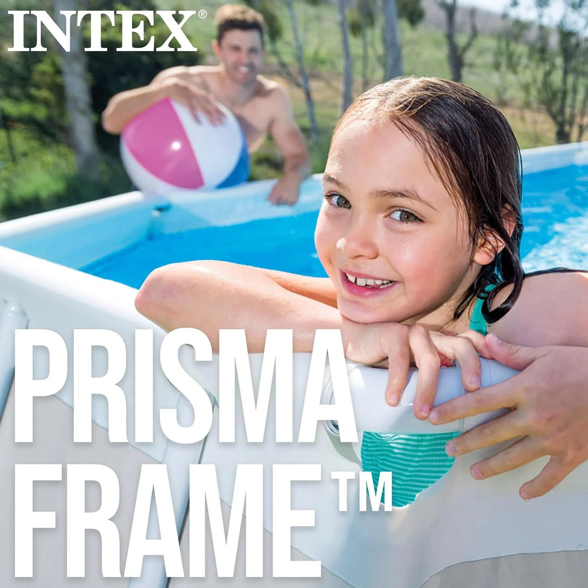 INTEX 55243 - Piscina Retangular Desmontável com Bomba Filtrante Prism Frame