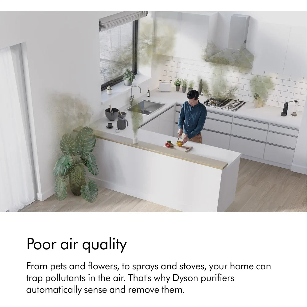 Dyson Purificador HP10 Hot+Cool Geração 1 – Aquece e purifica – Branco