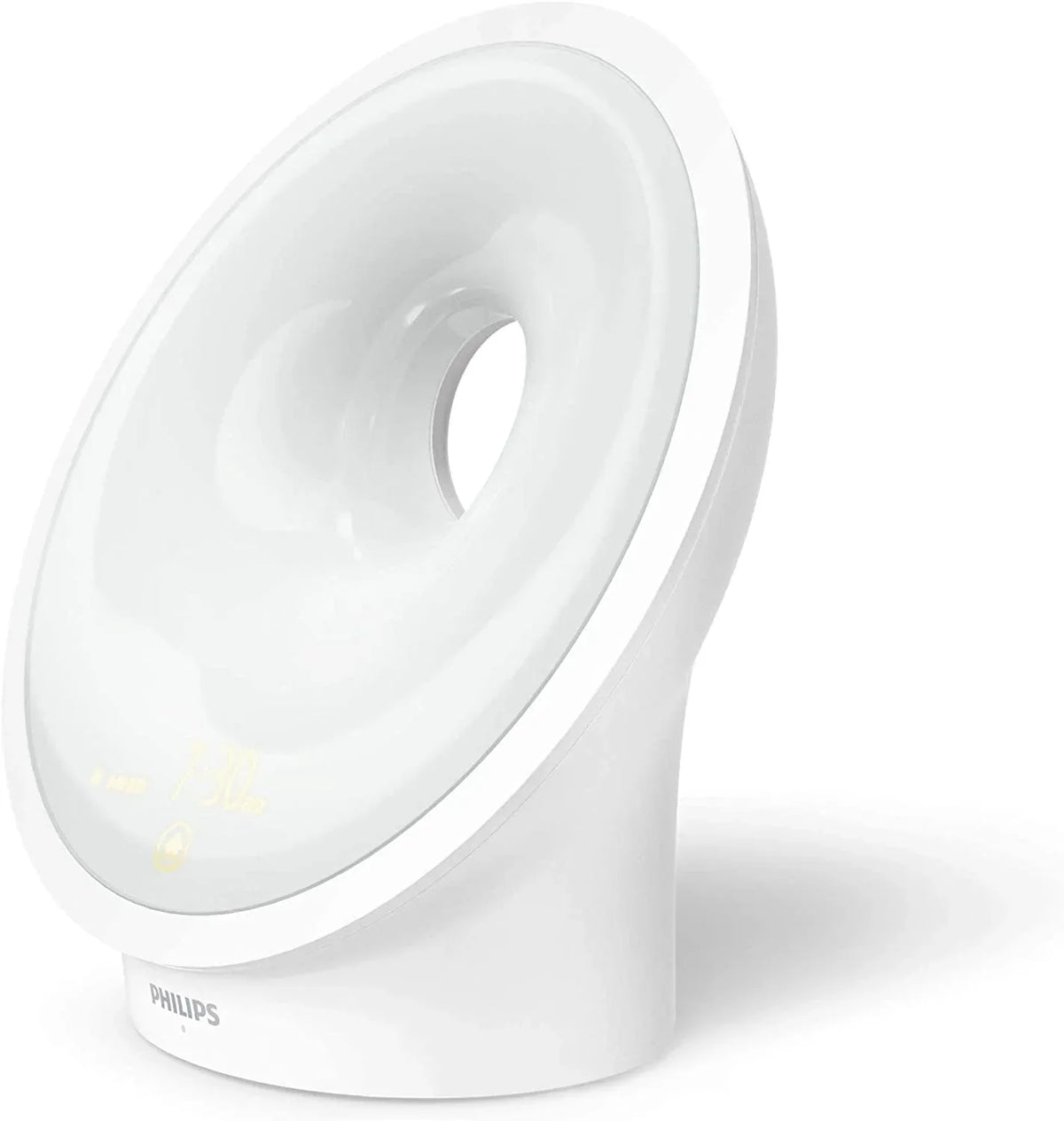 Philips Wake-up Light HF3651/01 Despertador com Luz Natural, Várias Luzes e Sons, Luz Noturna e Rádio FM, com Carregador para Celular, Plástico, Branco, 12 x 19 x 19 cm, 1 kg