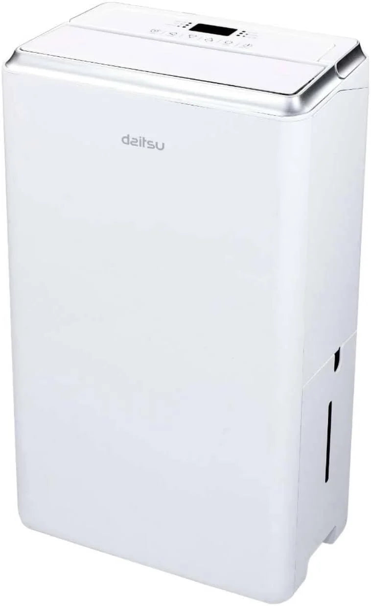 Daitsu - Desumidificador | Alta Capacidade de 20L/dia | Controlo de Humidade Ajustável | Drenagem Contínua | Descongelação Automática | Eficiência Energética Classe A