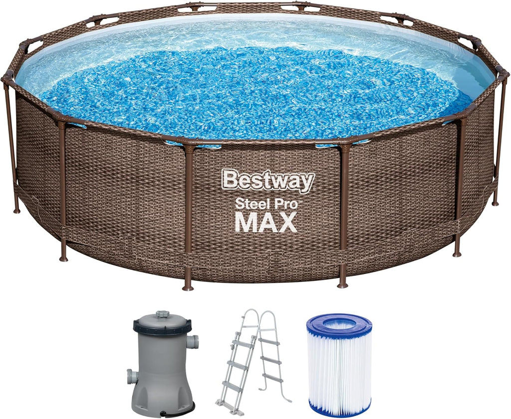 Bestway Piscina Desmontável Steel Pro Max Deluxe 366x100 Cm 56709