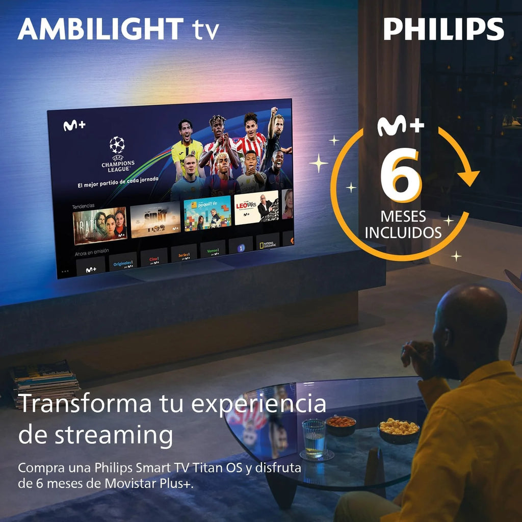 Smart TV LED HD 40PFS6000 - Tela de 40 polegadas com Pixel Plus, plataforma Titan OS e som Dolby Digital - Funciona com Alexa e Google Assistente