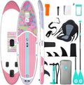 Niphean Prancha de Paddle Surf Inflável para Adultos com Todos os Acessórios, 320cm Paddle Surf Inflável para Todos os Níveis, SUP Capacidade 200kg para 2 Pessoas, Stand up Paddle Board com Assento