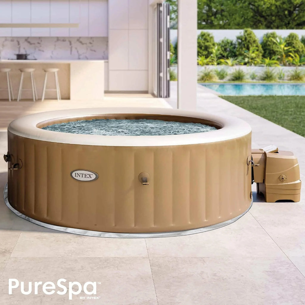 Intex 28426EX SPA Inflável, Bege, 4 Pessoas