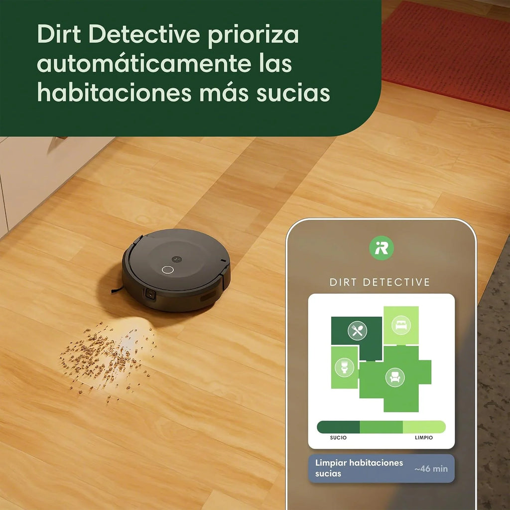 iRobot Roomba Combo 10 MAX + Base AutoWash, Robô Aspirador e Passador de Pano, Multifuncional autolimpante, reabastece o tanque de água, lava e seca o esfregão, esvaziamento automático, esfregão retrátil, evita obstáculos, App