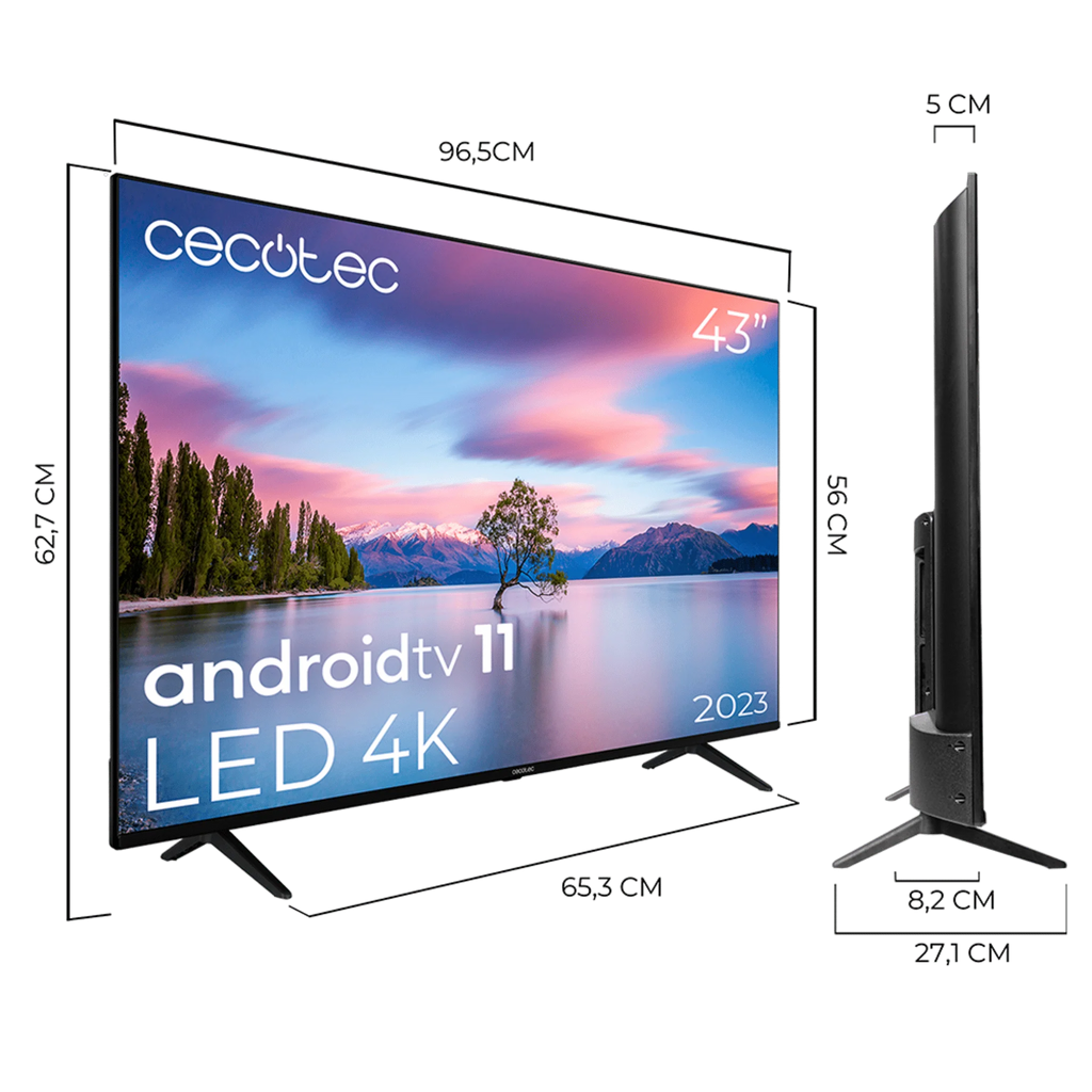 Smart TV Cecotec série A1 ALU10043S