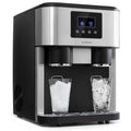Klarstein Máquina de Gelo Doméstica, 1,8L, Cinza Escuro, Máquina de Gelo de Bancada 15 kg, para Fazer Cubos de Gelo e Gelo Picado em Casa, com Painel Tátil e Sistema de Fácil Limpeza, Função Rápida