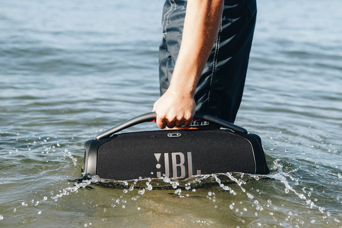JBL – Caixa de Som Portátil Bluetooth Boombox 3 – Preta