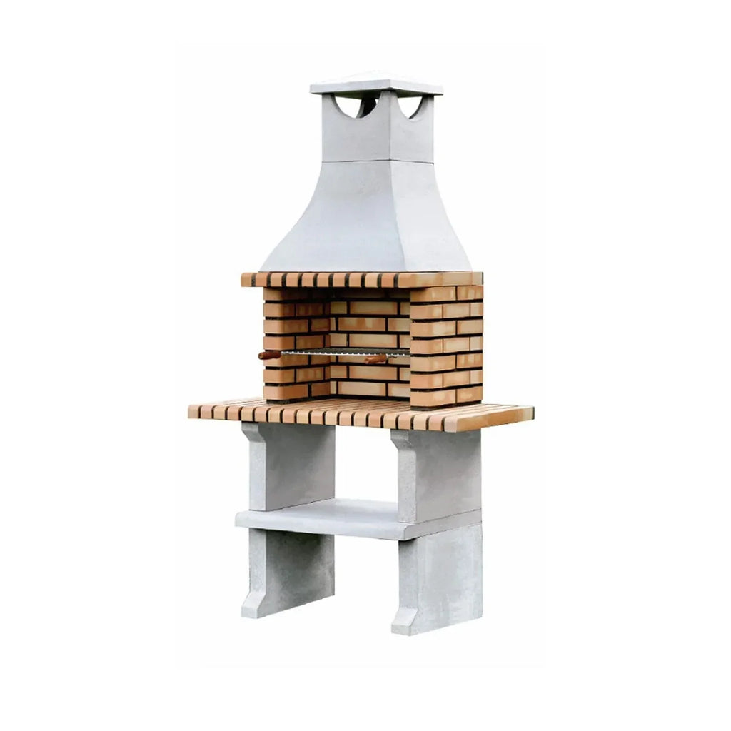 Churrasqueira Nápoles XL com 2 Mini Bancadas Movelar com Braseiro