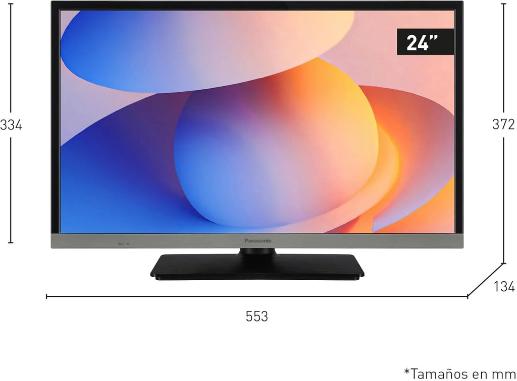 Panasonic TB-24S40AEZ, Série S40 24 Polegadas HD LED Smart TV, 2024, TiVo, Controle de Voz Google e Alexa, Modo de Jogo, Reprodutor Multimídia, HDR, HDMI, WLAN, Experiência Visual Excepcional