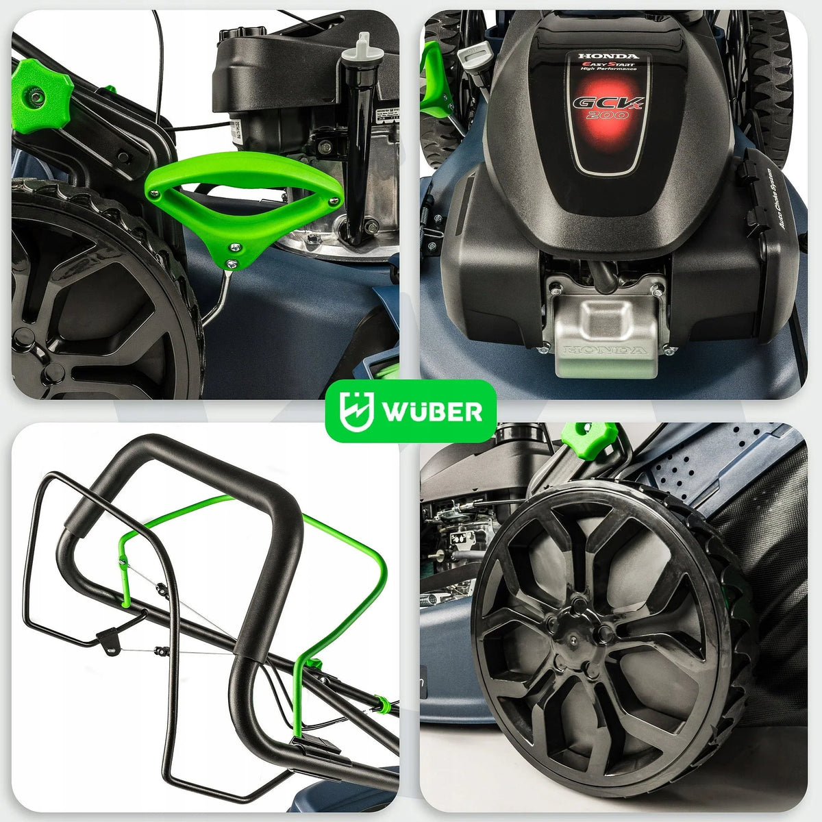 ROÇADEIRA A GASOLINA MOTOR HONDA COM TRAÇÃO CORTADOR DE GRAMA POTENTE + ÓLEO