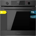 Cecotec Forno Multifunções Integrável 60cm Bolero Hexa M226000 Matt A. 2800W, 72L, 7 Funções, Modo Grelhador, Grelhador com Assistência de Ventilação, Modo Convecção, Descongelar, Steam Base X2, Steam EasyClean, Steam Assist