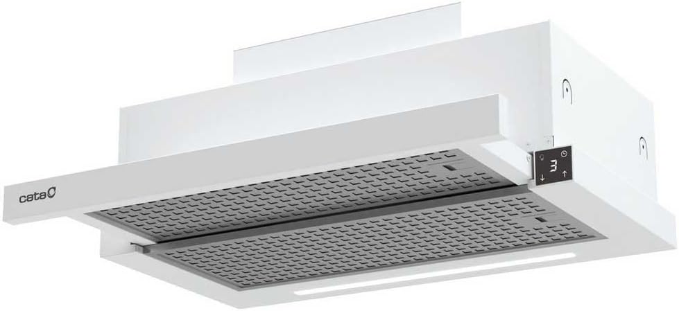 Cata Campana Extratora TFH 6830 GWH 6 Níveis de Extração Painel de Controle Tátil Nível Sonoro 46 db Motor Extra Silencioso Iluminação LED Interior Blindado Fácil Limpeza Largura 60 cm Cor Branco
