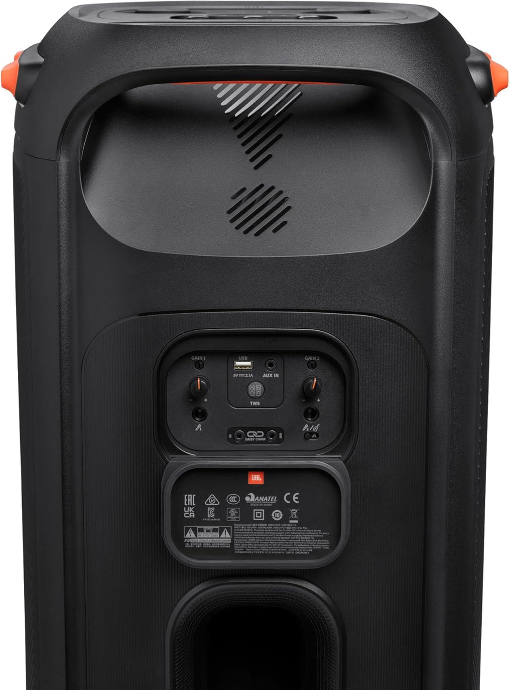 Jbl Partybox 110 JBLPARTYBOX110EU Alto-falante Bluetooth, preto, 24 x 69 x 2,5 cm