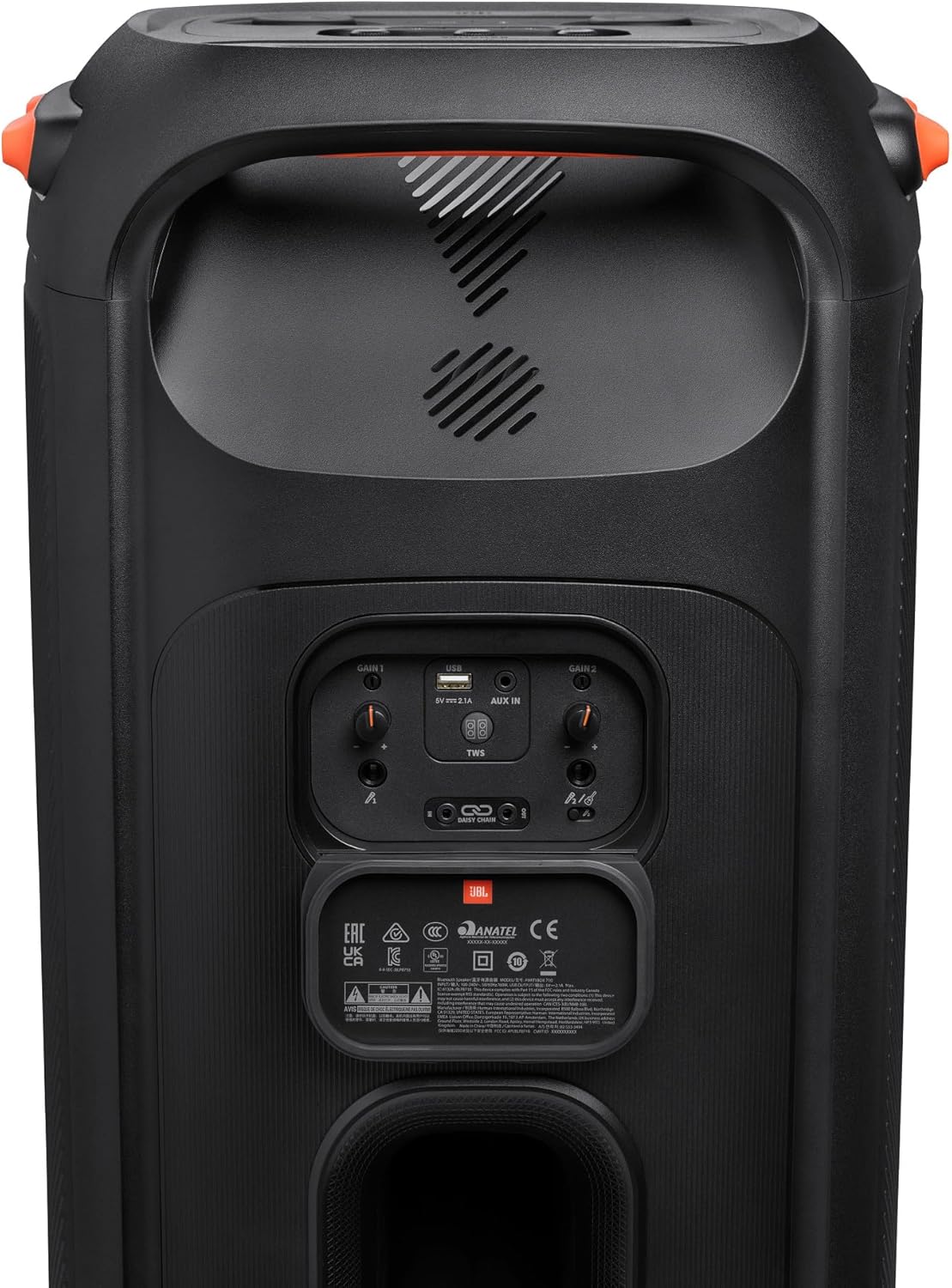 Jbl Partybox 110 JBLPARTYBOX110EU Alto-falante Bluetooth, preto, 24 x 69 x 2,5 cm
