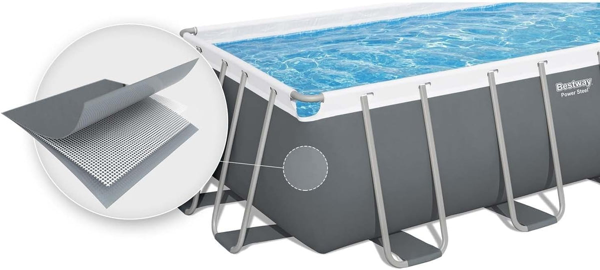 Piscina Retangular Bestway 16' x 8' x 48"/4,88 m x 2,44 m x 1,22 m