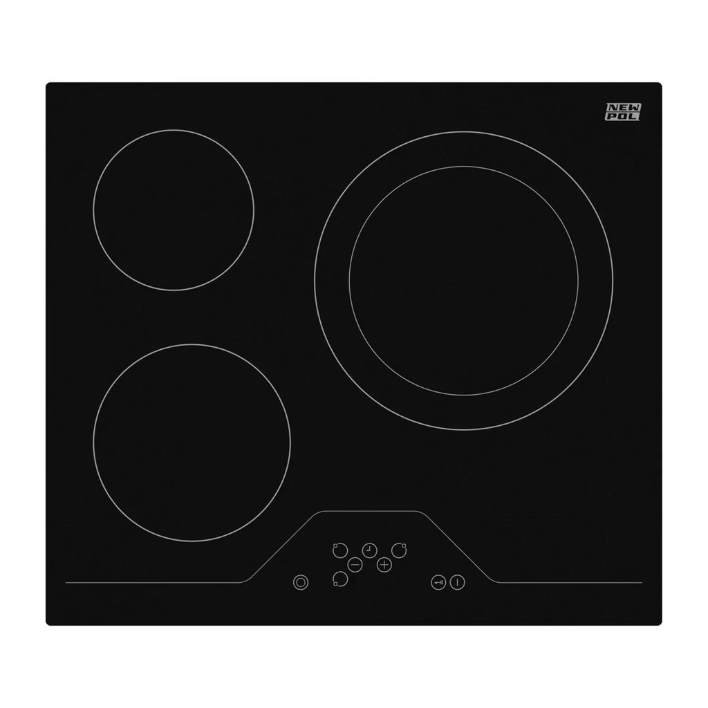 Conjunto de Forno e Placa Vitrocerâmica Newpol A NVH3Z8P