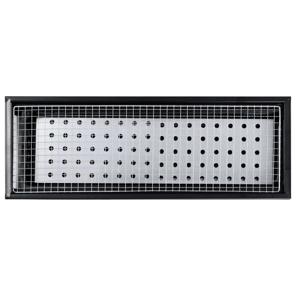 Churrasqueira Portátil para Acampamento Aço 60x22,5x33 cm Vidaxl