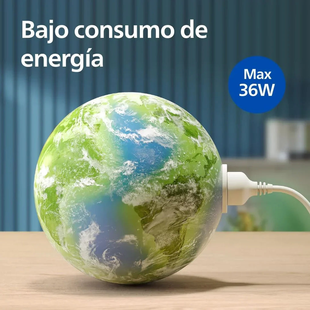 Purificador de Ar Inteligente Philips PureProtect Série 3200, Filtro HEPA e Carvão Ativo, CADR 500m³/h para 130m², Ultrassilencioso, Captura 99,97% dos Alérgenos, Aplicativo Conectado (AC3210/12)