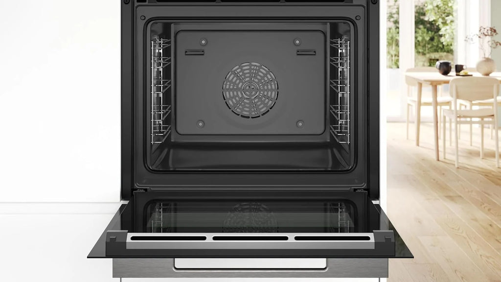 Bosch - Forno Multifunções com Vapor Adicionado, 60 cm, Série 8, Eletrónica TFT TouchControl Plus, AirFry, Home Connect, Preto, HRG7361B1