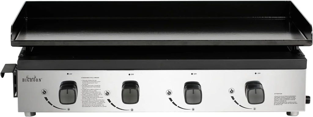 Churrasqueira a Gás BIGHORN Plancha Grill – Mesa – Portátil – 4 Queimadores