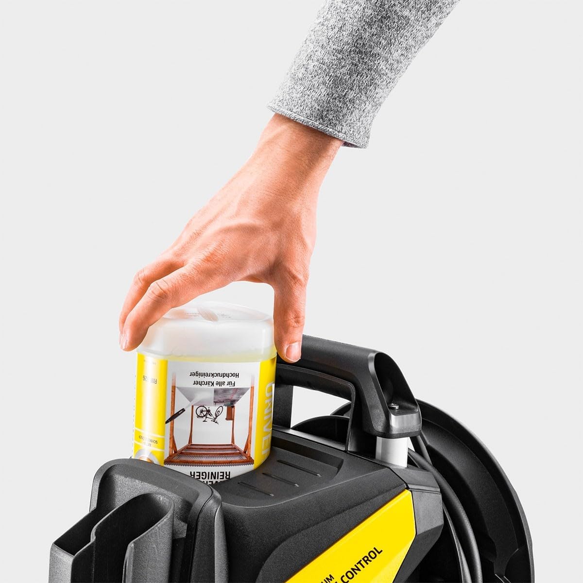 Lavadora de Alta Pressão Kärcher K 7 Premium Smart Control Flex Home, Pressão: 180 bar, Vazão: 600 l/h, Rendimento: 60 m²/h, Filtro de Água, Peso: 18 kg, Mangueira Flex, Lança Multi Jet