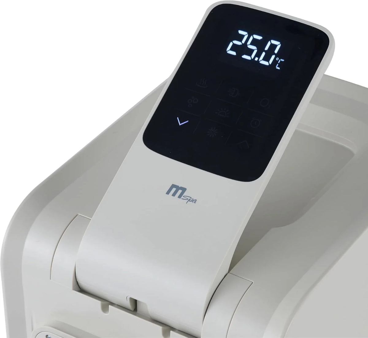 MSpa Oslo SPA Banheira de Hidromassagem Externa para 6 Pessoas, Parede Exterior Sólida, Iluminação LED, Uso o Ano Todo, Resistente ao Inverno