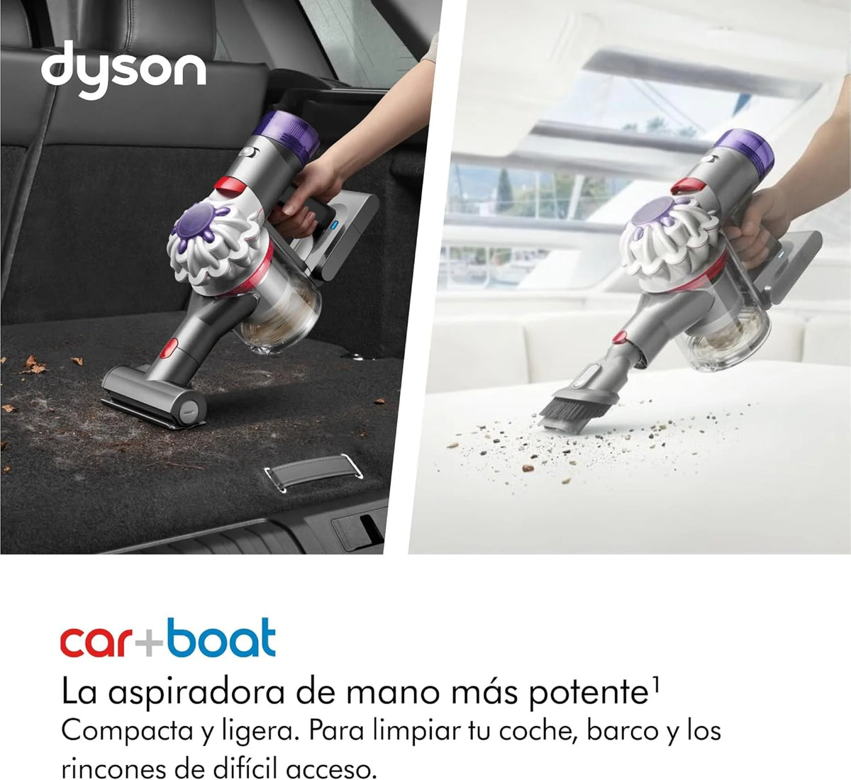 Aspirador de Mão Car+Boat™ – até 50 min de autonomia, Prata