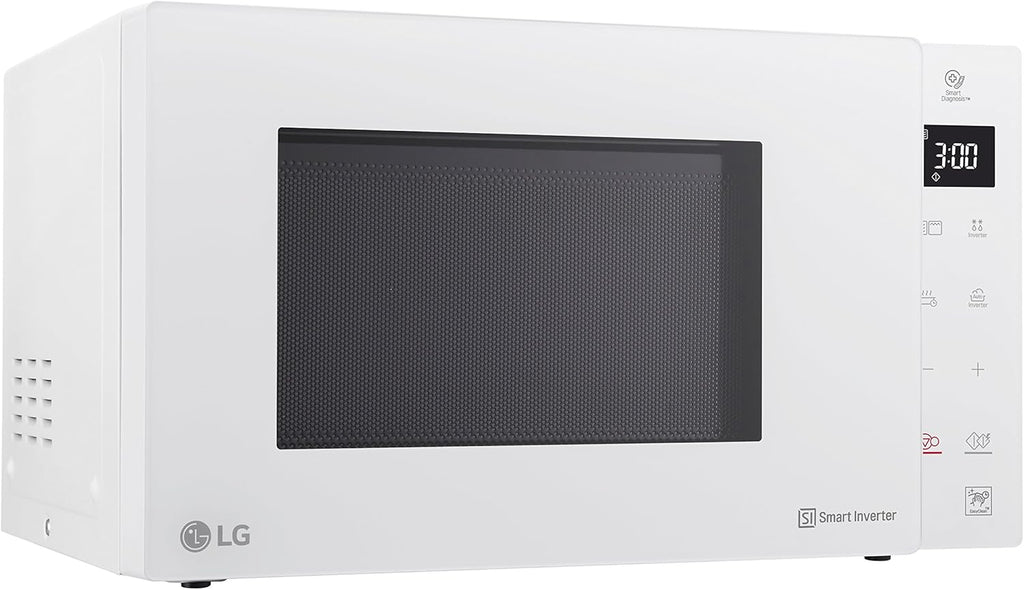Forno Micro-ondas LG MH6535GIS com Tecnologia Inverter e Grill de Quartzo, 25 Litros de Capacidade, 1000 W, Programas Automáticos, Níveis de Potência Ajustáveis para Cozimento Ideal e Função EasyClean, Preto