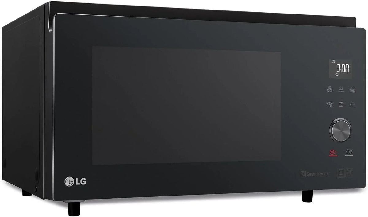 LG MJ3965BPS – Forno Micro-ondas 4 em 1 com Painel Digital, 39 Litros e 1100 W, Smart Inverter e Função EasyClean, Cozimento Mais Rápido, Mantém o Sabor, Preto