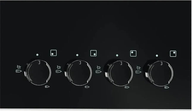 Placa a gás ELECTROLUX EGG6407K 59x51cm 4 queimadores grelha de ferro fundido preta
