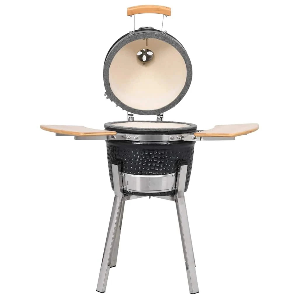 Churrasqueira Kamado De Cerâmica E Defumador 81 Cm Vidaxl