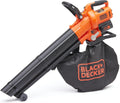 BLACK+DECKER Soprador, Aspirador e Triturador de Folhas sem Fio de 36V, com Saco Coletor de 45L e Bateria de Lítio de 2.5Ah, BCBLV3625L1-QW