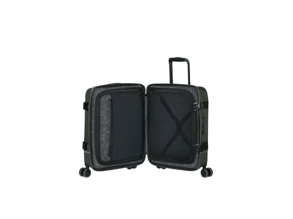 Mala de Cabine Interior Pista 55cm 4 Rodas Cáqui Escuro 41.5 l American Tourister