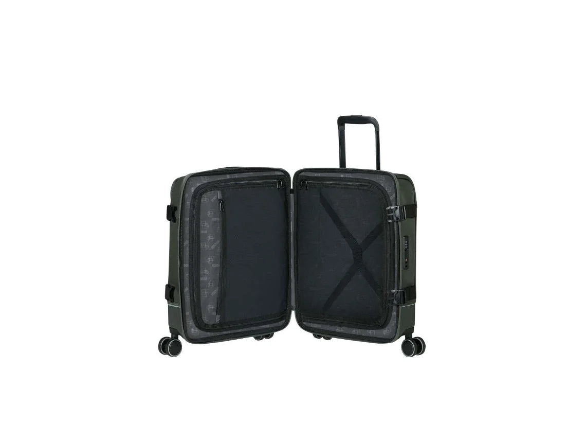Mala de Cabine Interior Pista 55cm 4 Rodas Cáqui Escuro 41.5 l American Tourister