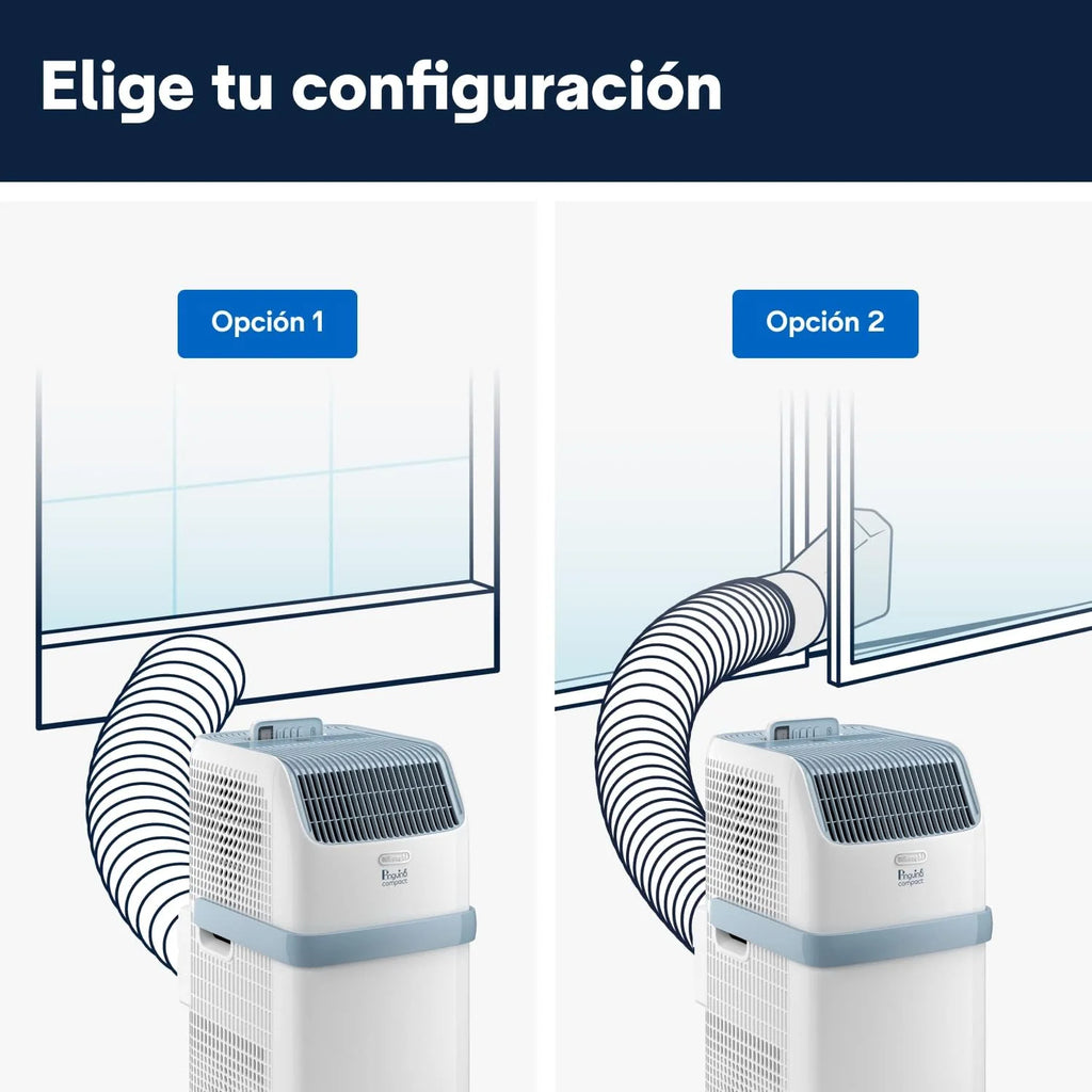 Pinguino Compact PAC ES72 YOUNG Ar Condicionado Portátil 8.300 BTU/h, 2,1 kW, até 60m³, Função Desumidificador e Ventilação, Temporizador 24 Horas