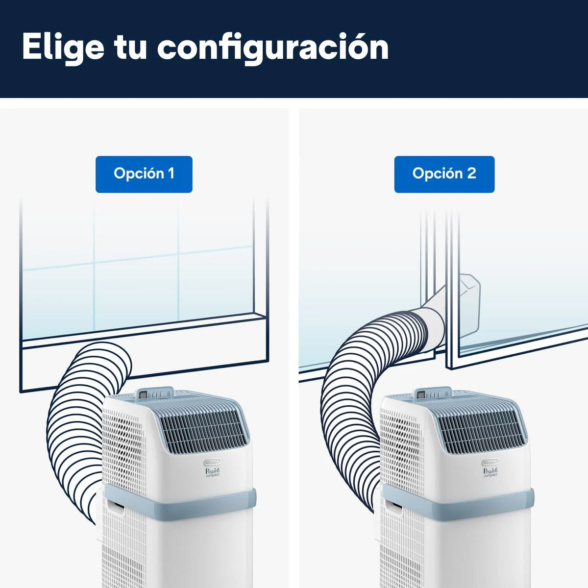 Pinguino Compact PAC ES72 YOUNG Ar Condicionado Portátil 8.300 BTU/h, 2,1 kW, até 60m³, Função Desumidificador e Ventilação, Temporizador 24 Horas