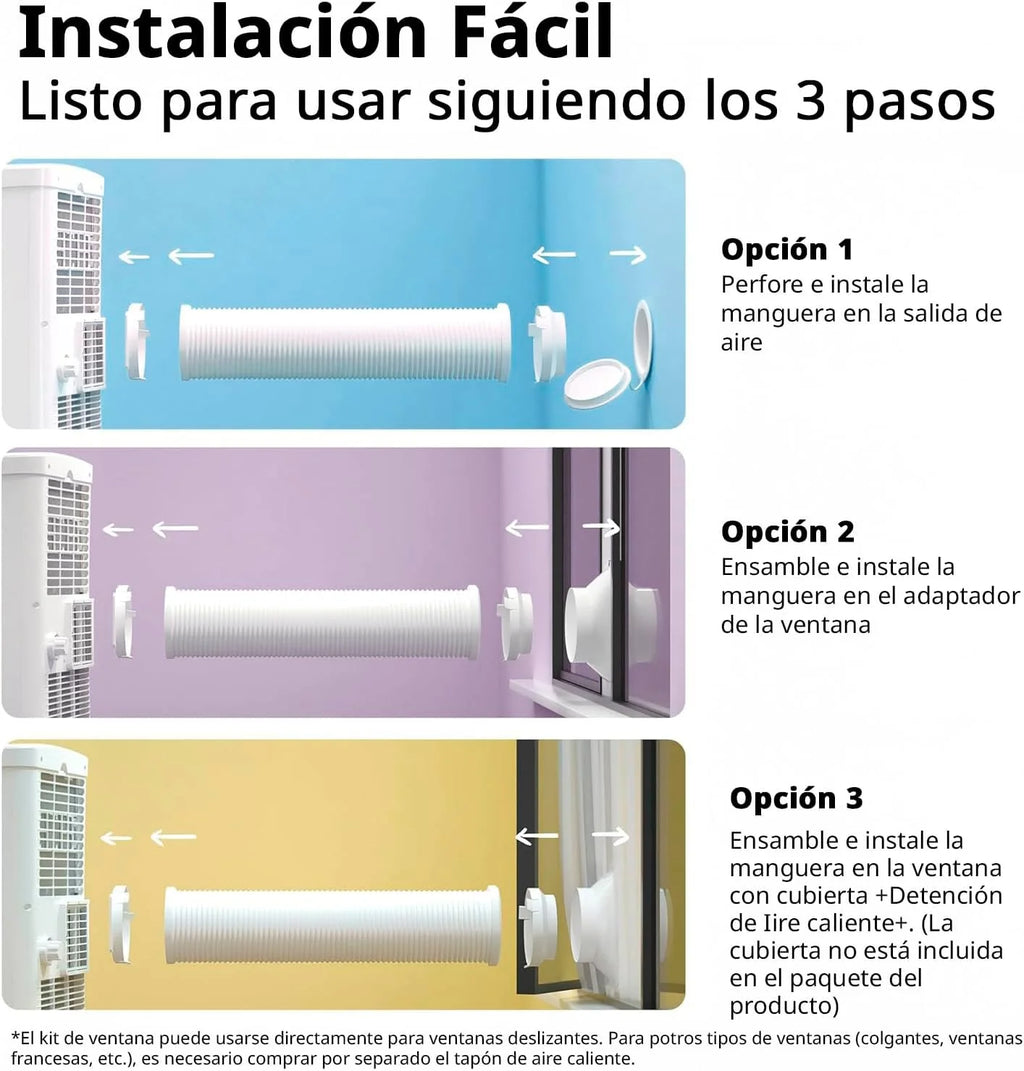 COMFEE Pinguim Ar Condicionado Portátil 9000 BTU/2300 Frigorias Breezy Cool Pro – Climatizador sem unidade exterior, Baixo Consumo, App Control e Kit de Janela – Refrigera, Ventila e Desumidifica